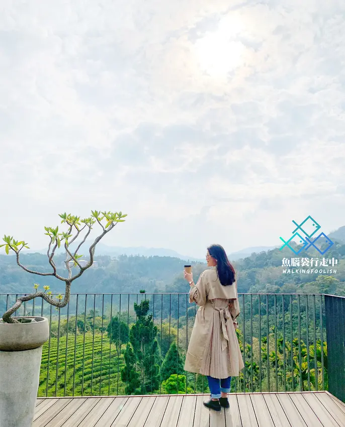 南投魚池│南投二日遊，網美打卡熱門景點，可360度環景茶園的鹿篙咖啡莊園(大推！）