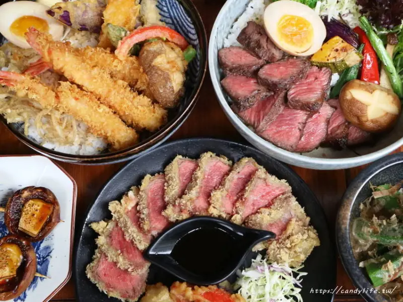 三杉日式創作料理│原忠孝路一澈，主打平價丼飯，料多實在，激推炸牛排，中美街必吃美食～