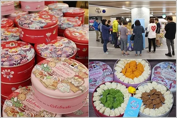 桃園｜愛威鐵盒餅乾(桃園統領百貨快閃櫃)．台中超夯團購美味曲奇餅乾又來桃園快閃囉！