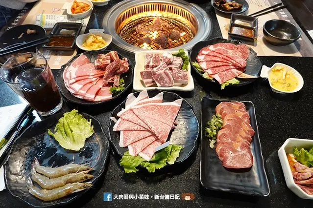 《新竹燒肉推薦》燒肉神保町 竹北館～各式新鮮燒烤食材、A5和牛，還有生魚片／日本料理／熟食炸物／甜點飲料，通通吃到飽！