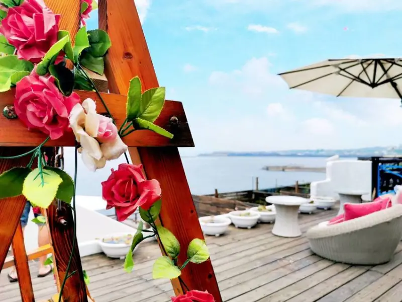 新北三芝夢想地圖Café海景會館 希臘風的美店無敵海景必訪咖啡館 精緻美食饗宴 放鬆身心的好地方