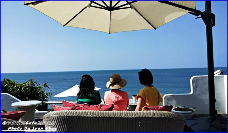《三芝海景咖啡廳》 淺水灣最美的夢想海景咖啡館/結合海景、書香、咖啡香、伴手禮的休閒空間平台『夢想地圖Cafe海景會館』