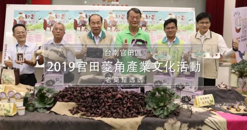 [台南活動]2019官田菱角產業文化活動-紅菱現豐華,官田烏金!嚐菱角冰淇淋