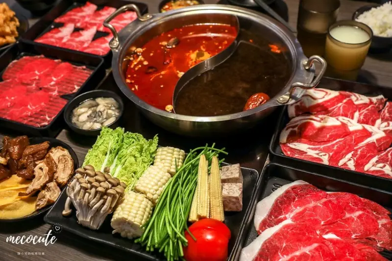 嚴選80種食材、啤酒、哈根達斯、COLD STONE冰淇淋吃到飽！座位超寬敞舒適，蘆洲新莊板橋都有分店 文岩文 岩燒蜀辣鴛鴦鍋