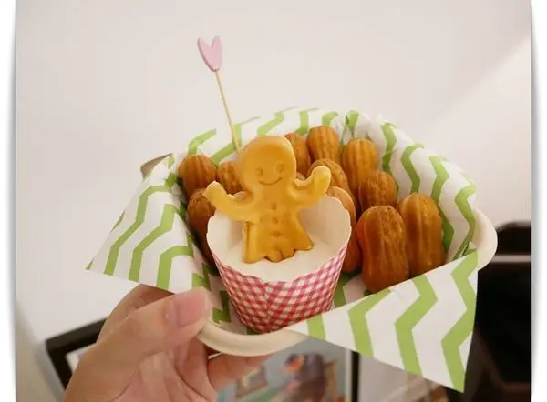 台南「Maum cafe 마음카페」可愛的花生鬆餅還有專屬你的韓文名字。