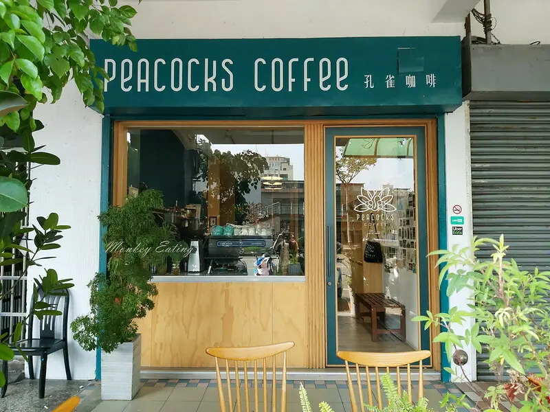 【台中中區】孔雀咖啡│台中柳川河岸旁的質感咖啡館，台中下午茶推薦提拉米蘇必點！