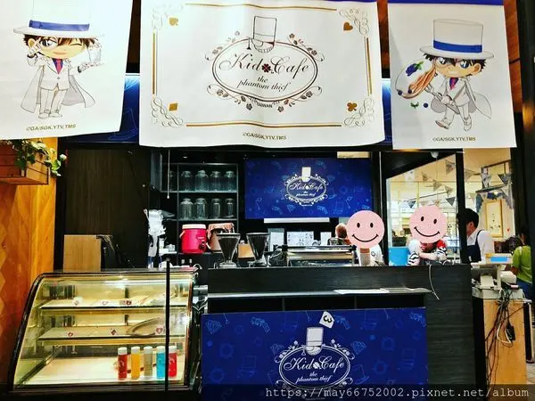 怪盜基德主題咖啡廳粉墨登台！搶先看！台北信義新天地A8館，名偵探柯南迷打卡必去好去處！來和帥氣基德約會吧 ！