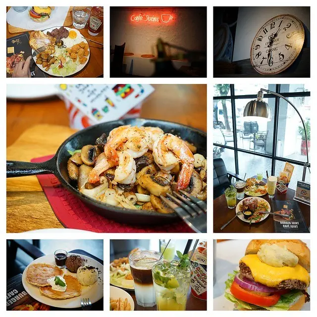 台中早午餐推薦～Café Joint7分SO-大墩南店 Burger Joint 7分So咖啡品牌 提供自家烘焙的咖啡 新品蘇丹王榴槤起司漢堡和蘇丹王榴槤奶昔 榴槤控的你千萬別錯過