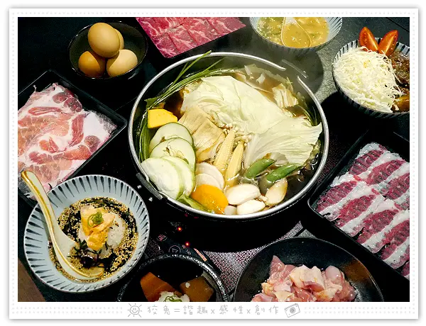 [台南食記] 花葵壽喜燒~台南壽喜燒吃到飽排隊店！晚餐肉品升級，再加碼五道精緻主廚料理！午餐新推出個人獨享鍋！(台南五妃店)