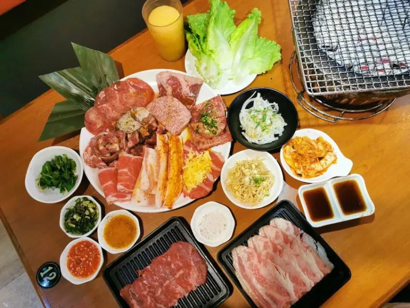 捷運中山站美食 馬太郎燒肉 一個人能吃得很滿足的個人燒肉套餐!一群人也能吃得盡興的高品質日式創意燒肉吃到飽推薦