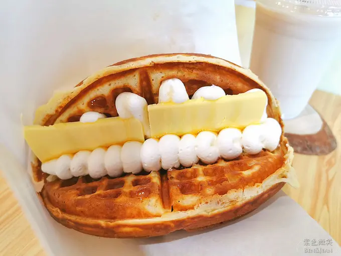 【醬~鬆餅】Jam~Waffle｜早午餐下午茶推薦~合理的價位，溫溫熱熱口感適中，超值又可口( 羅東)