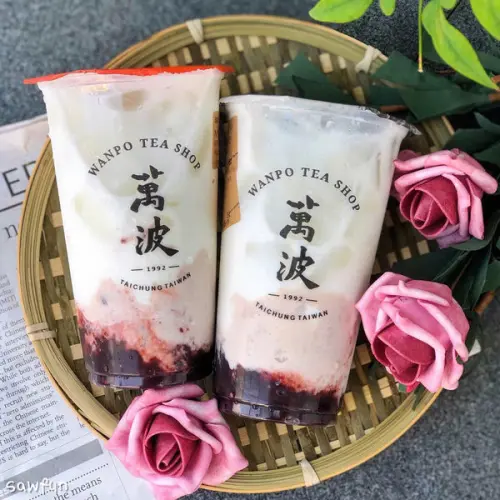 【台中美食】萬波島嶼紅茶 Wanpo Tea Shop 網友力推今天必喝的手搖杯 繼港式楊枝甘露 再創新高峰 台版摩摩喳喳 芋頭甜品控快衝