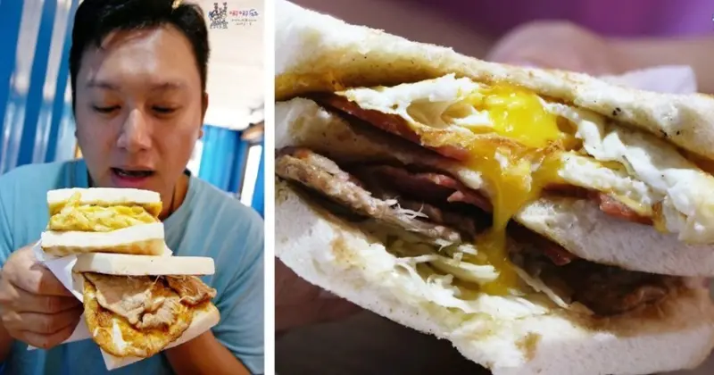 【大溪早餐】埔頂公園旁邊《豬太郎炭烤吐司》邪惡半熟蛋搭豬里肌肉~滿滿炭香讓人上癮！ | 哪哪麻