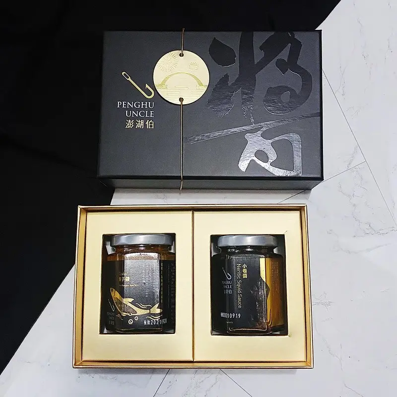 { 宅配團購 } 煎煮炒炸或直接品嘗皆合適 🌊澎湖伯 海鮮醬料禮盒 🦑小卷醬 🐟魚子醬 美味雙饗宴❤️