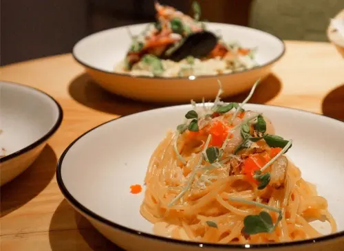 CP高的餐酒館，空間寬敞舒適，餐點都還不錯吃 ● NOTE-inhouse  |  台北大安美食