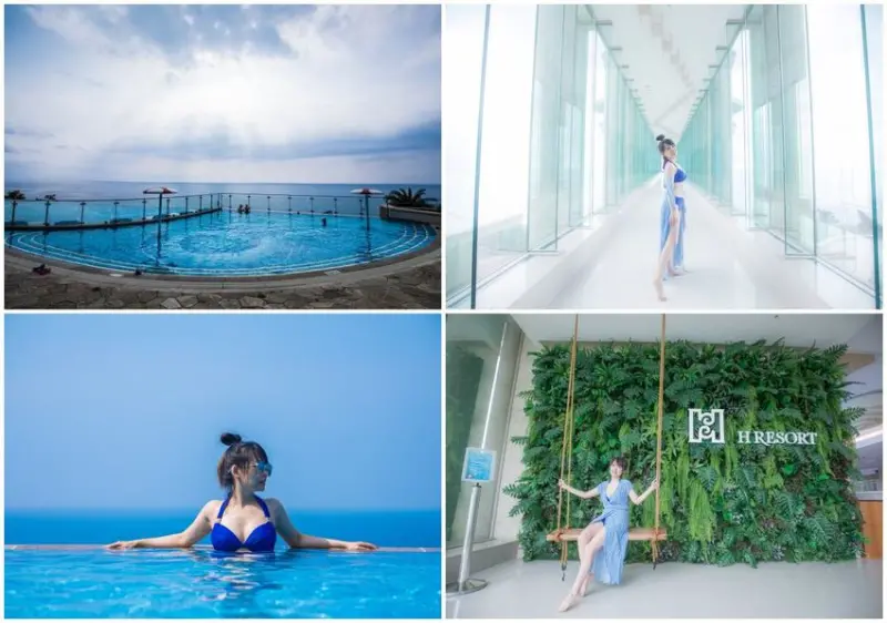 [屏東住宿]墾丁住宿推薦，一生必來一次，拍到手軟，墾丁最美無邊際泳池！墾丁H會館 