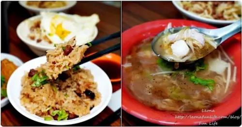 台中水湳美食|王爺魚翅肉羹-銅板價傳統古早味早午餐，辦桌米糕、炒麵魚翅羹樣樣都美味