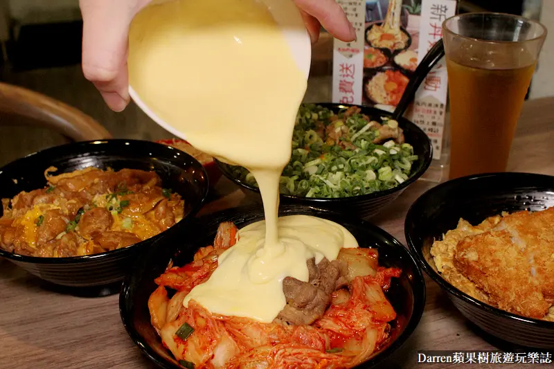 新丼桃園店|高麗菜絲味噌湯無限續吃到飽桃園丼飯專賣店菜單交通(藝文特區美食)