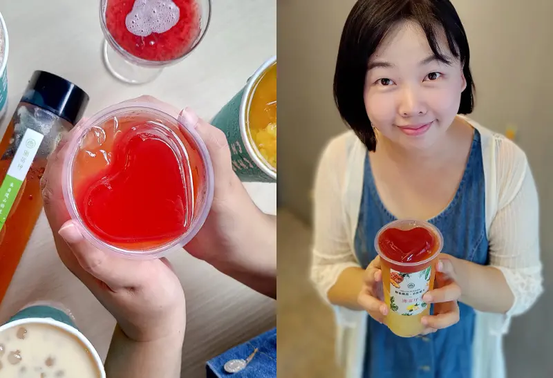 潮茶理 台中飲料推薦，BINGO甜心告白神器，推薦給曖昧期的你們，把愛送給對方~店取買五送一，菜單文內