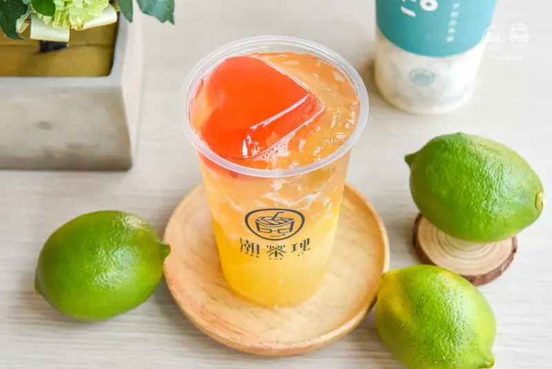 潮茶理：台中北區美食-鄰近北屯公園的手搖飲料店，水果茶「冰果甜心」香甜滋味好喝又好拍！