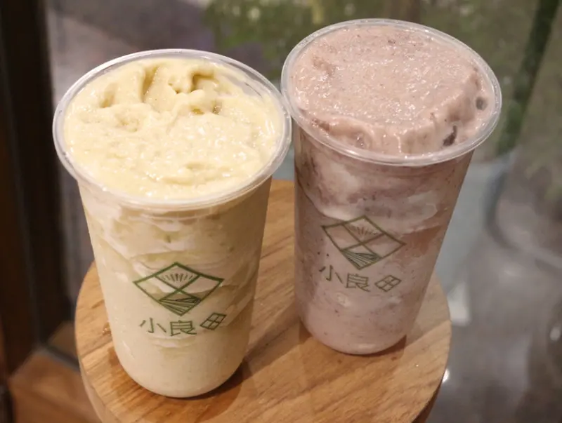 台南綠豆沙小良田  使用台灣茶葉的精緻風味手搖飲