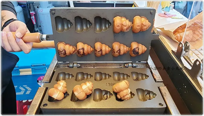 一中街美食║台中第一家便便燒，脆皮麻吉雞蛋糕，三種口味任你挑…