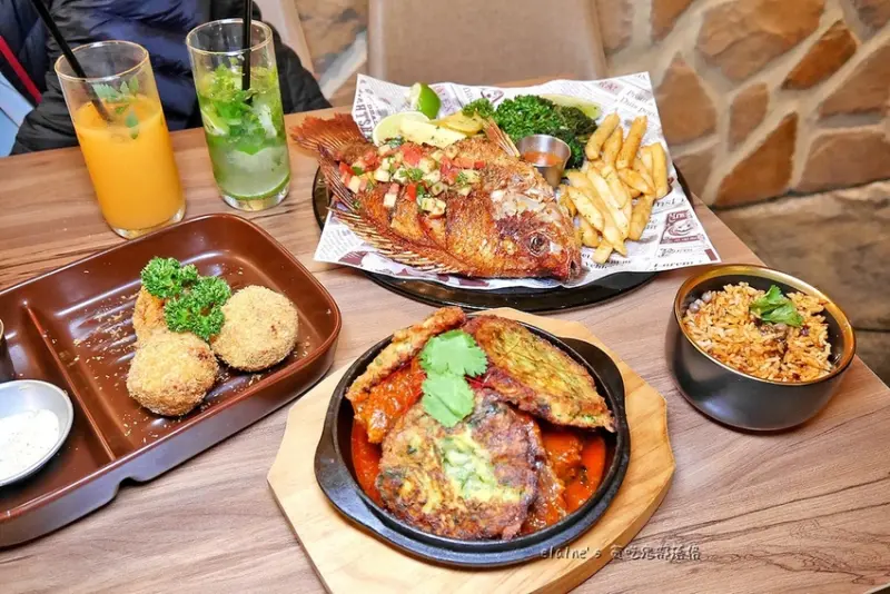 吃。台北大安《重點 El punto。南美風情臻品料理》台灣少見的道地多明尼加料理，還有可愛的客家媳婦闆娘喔。東區餐酒館推薦