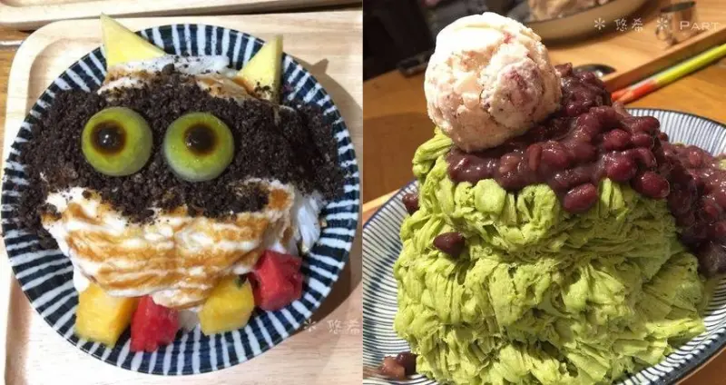 【食。點心。喝茶】台中-老喬冰菓室-純天然清爽不會膩的雪花冰