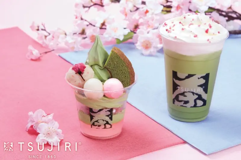 TSUJIRI辻利茶舖．季節限定櫻花商品新登場．不用飛日本，也能品嚐京都春日氣息！