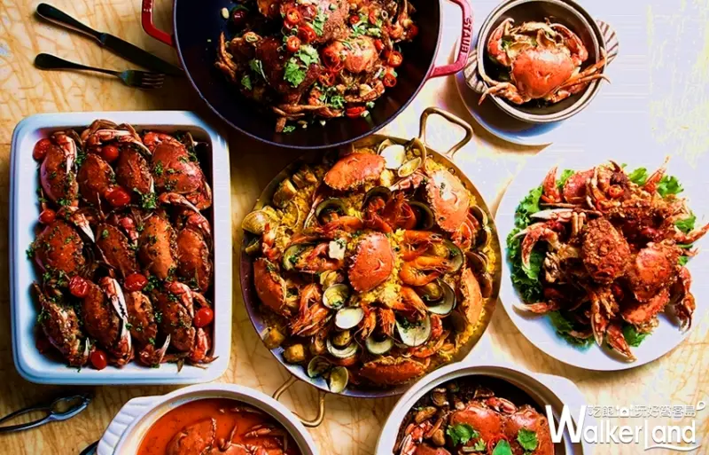 台中吃到飽控再衝一波！台中林酒店森林百匯「感蟹祭」強勢登場，10/31前四人同行一人免費。