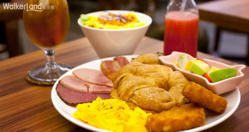 猫ちゃんの友達 裝不下早午餐 店內人氣Brunch 奶油可頌夾起司 美式炒蛋