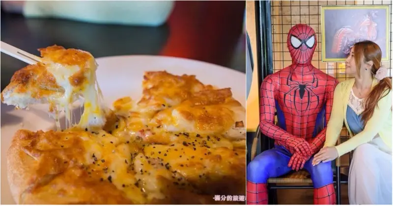 新竹新豐美食》東尼High Line咖啡館 新豐下午茶 變形金剛&蜘蛛人同台登場超亮眼 - 滿分的旅遊札記