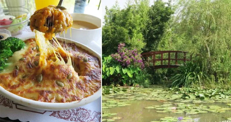 桃園 觀音 莫內的花園~走入世界名畫，享用蔬食配美景