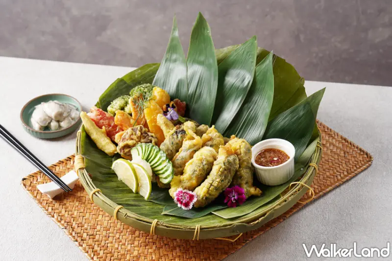 台南遠東香格里拉飯店推出鮮蚵季，「海中牛奶」料理大集合，蚵仔麵線、蒜蓉粉絲鮮蚵煲全部吃到飽。