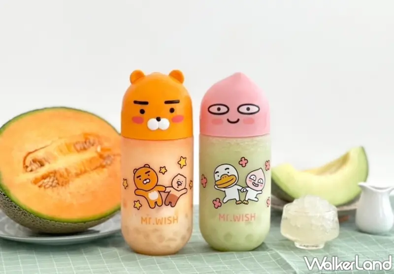 這一杯哈味很可愛！Mr.Wish x Kakao Friends聯名造型啵啵手搖飲，再加碼送Kakao萌萌帆布包。