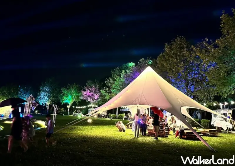 慈湖水舞秀/ WalkerLand窩客島整理提供 未經許可不可轉載。