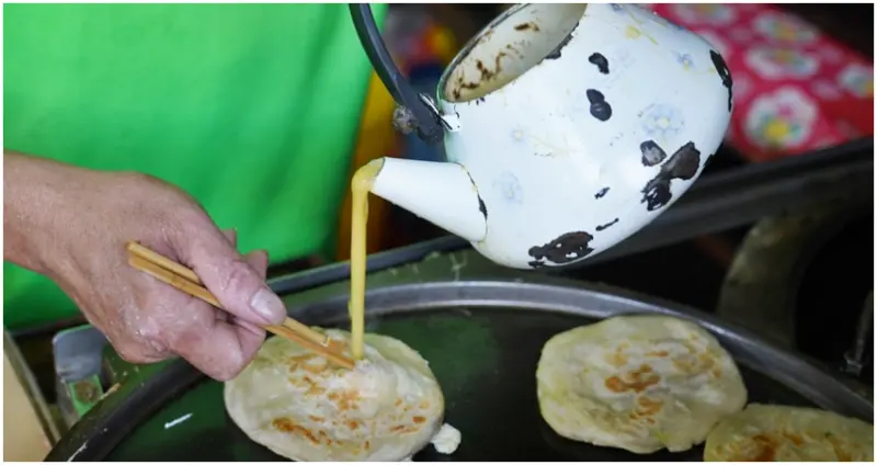 獨門灌蛋餅！60年特色台中早餐「老祖灌蛋餅」，沒預訂吃不到。