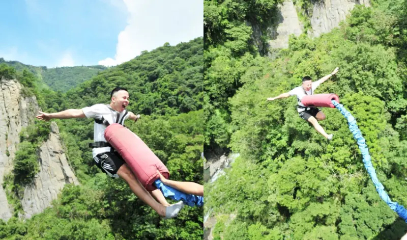 柯黑大將軍王世堅憑一己之力、帶動台灣高空彈跳一日行程大熱搜，網友大喊：堅哥先別跳、稍安勿躁。