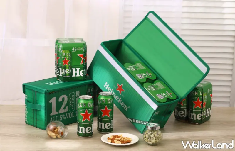 中秋烤肉趴「海尼根戶外摺疊手拉車」很實用，海尼根「經典貨櫃收納」喝出中秋新海量。