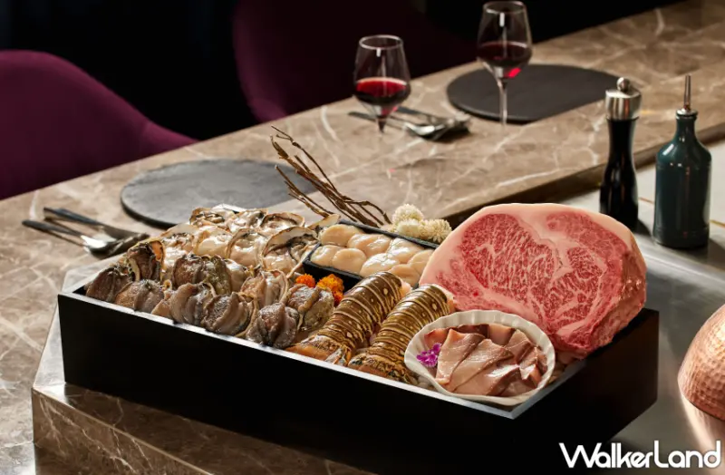 樂葵法式鐵板燒全新秋季菜單「北海道干貝、烏魚子、龍蝦、和牛」，1580元吃到很飽。