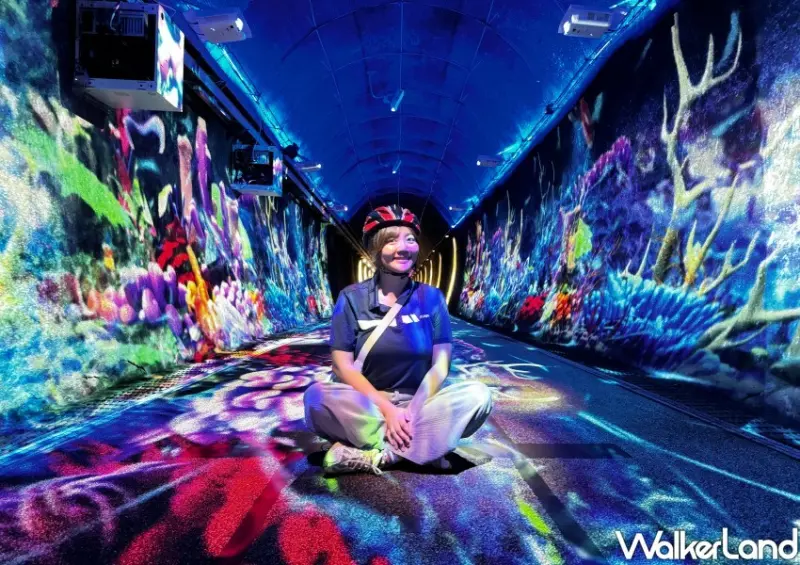 福隆景點「舊草嶺隧道 互動式光影」 / WalkerLand窩客島整理提供 未經許可不可轉載。