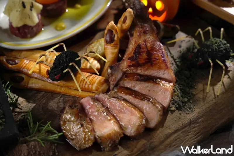 義大利諸聖節、諸靈節再現君品酒店！Ciao西西里牛排館打造萬聖節暗夜亡靈骷髏宴，體驗驚悚鬼魅的美食之夜。