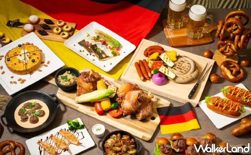 慕尼黑啤酒節不用飛德國！台北遠東Café吃到飽推出德國烤豬腳、啤酒香腸吃到飽。