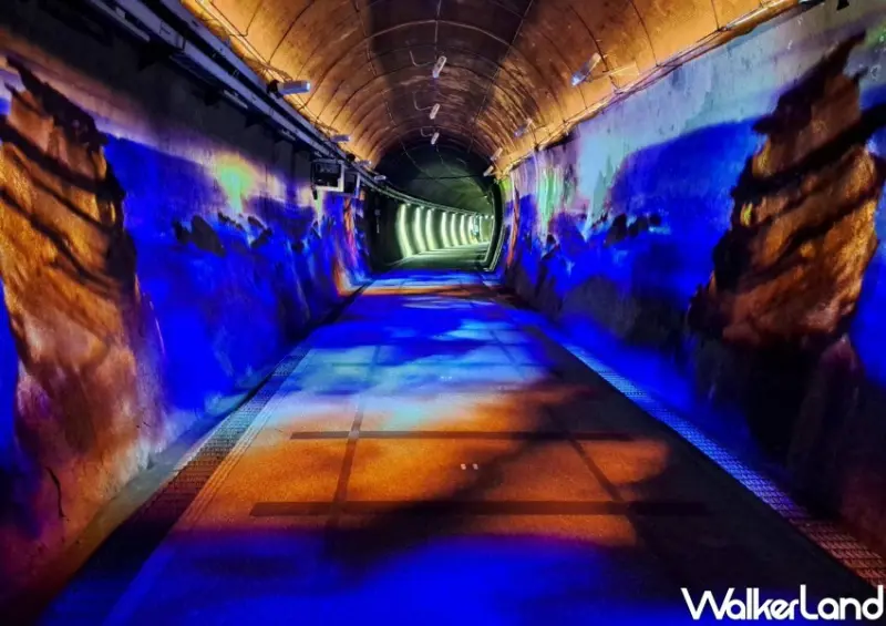 福隆景點「舊草嶺隧道 互動式光影」 / WalkerLand窩客島整理提供 未經許可不可轉載。