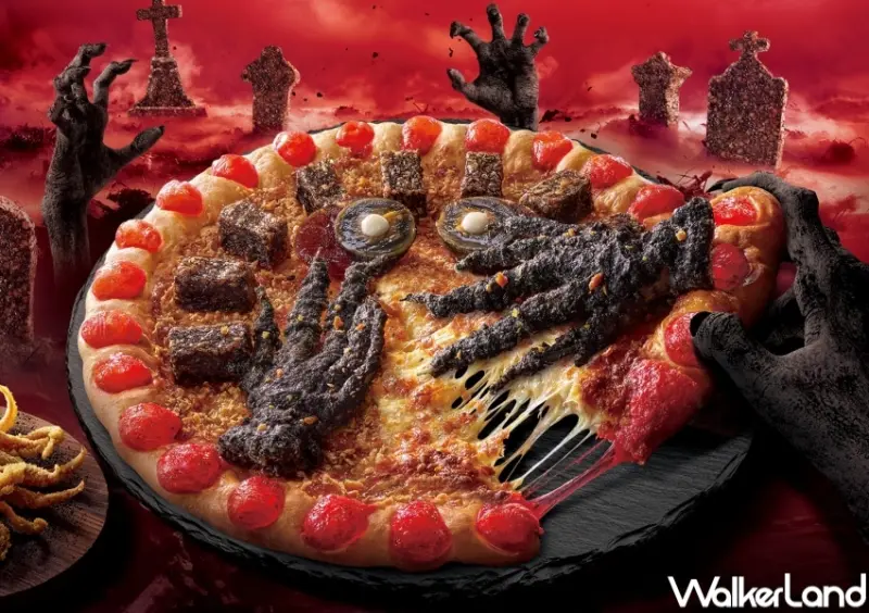 必勝客新品 鬼手魷魚搗蛋比薩 / WalkerLand窩客島提供 未經許可，不得轉載