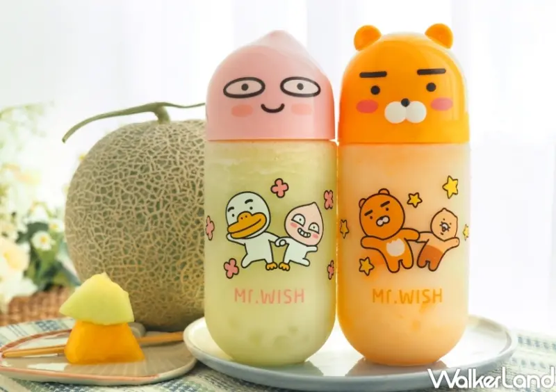 Mr.Wish X Kakao Friends聯名飲品 / WalkerLand窩客島提供 未經許可，不得轉載