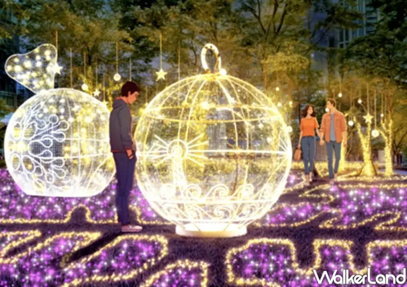 2024新北歡樂耶誕城燈飾/ WalkerLand窩客島整理提供 未經許可不可轉載。