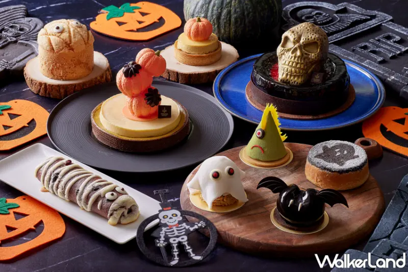 JR東日本大飯店台北推出萬聖節限定「Platform月台町」驚悚下午茶，巫婆手指餅乾可愛又可怕。