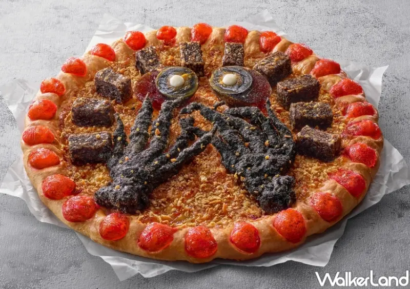 必勝客新品 鬼手魷魚搗蛋比薩 / WalkerLand窩客島提供 未經許可，不得轉載