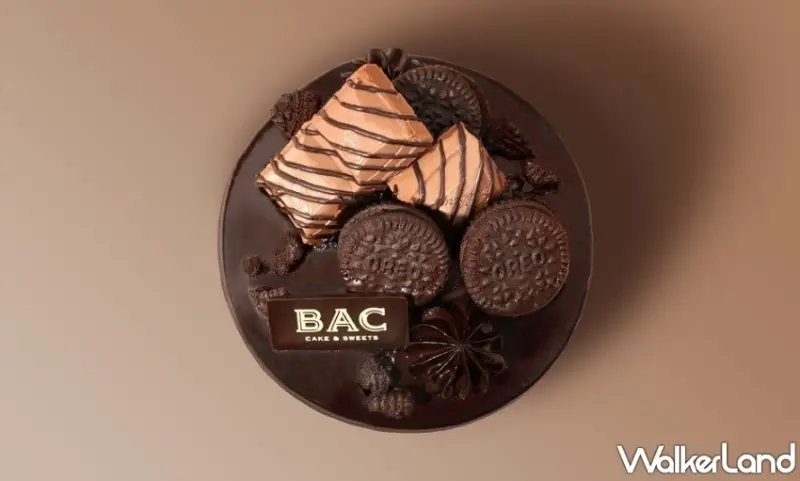 BAC可可派對巧克力蛋糕！一次五款巧克力元素完美融合、滿足巧克力控對比利時巧克力的所有幻想。